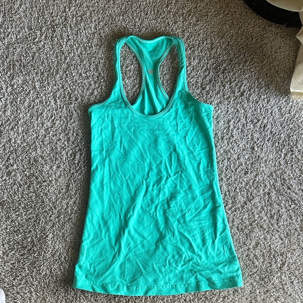 Lululemon Athletica Turquoise Racerback Tank